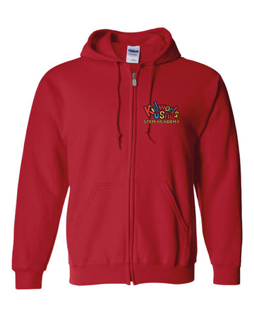 Kidworks USA Faculty & Student Full-Zip Hooded Sweatshirt